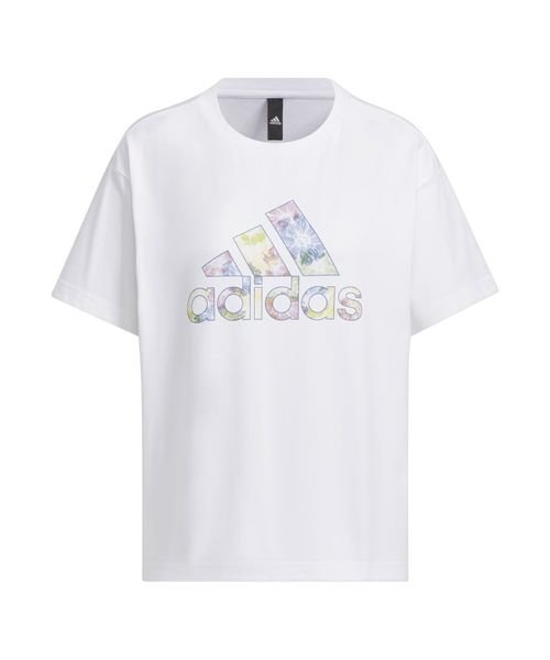 Adidas(アディダス)/W FLOWER グラフィック Tシャツ1/ホワイト