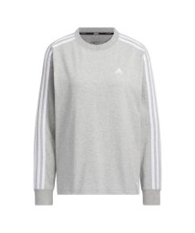 adidas(adidas)/W ESS+ 3ST LS Tシャツ/ミディアムグレーヘザー