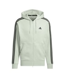 adidas(adidas)/M ESS+ 3ST スウェットFZフーディ/リネングリーン