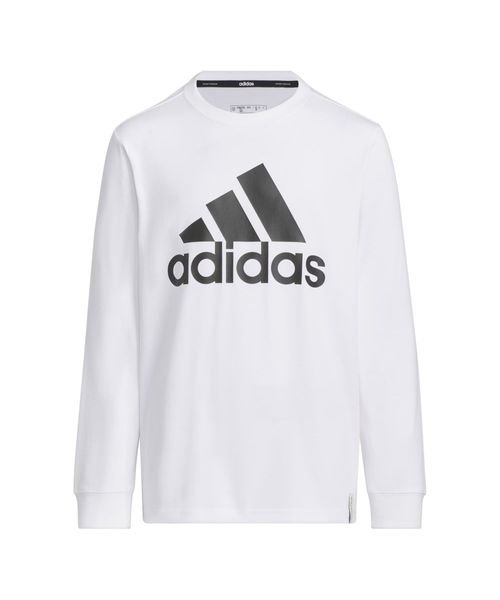 adidas(adidas)/K ESS+ BL LS Tシャツ/ホワイト