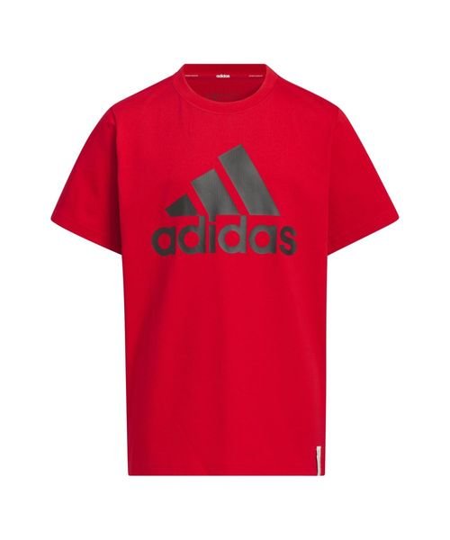 adidas(adidas)/K ESS+ BL Tシャツ/ベタースカーレット