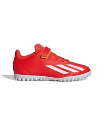 adidas(adidas)/キッズ エックス クレイジーファスト CLUB H&L TF/ソーラーレッド/フットウェアホワイト/チームソーラーイエロー