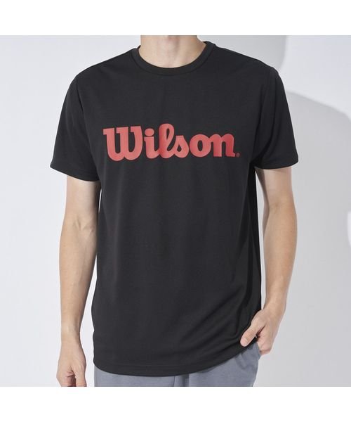 Wilson(ウィルソン)/Mクルーネック半袖Tシャツ/BRD
