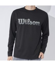 Wilson(ウィルソン)/Mクルーネック長袖Tシャツ/BK