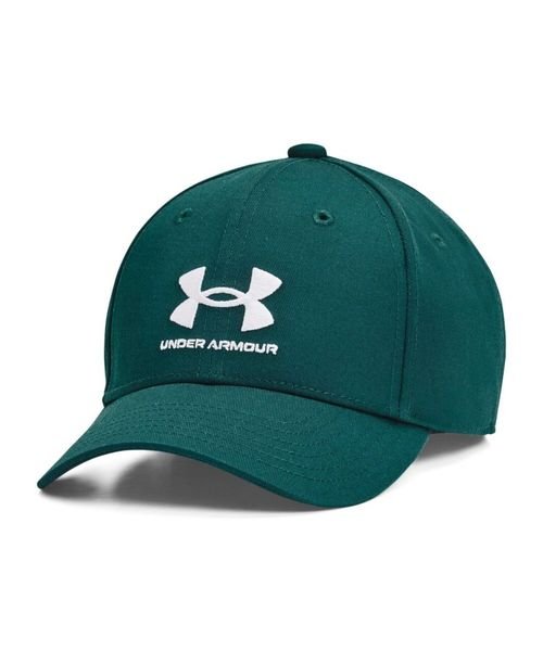 UNDER ARMOUR(アンダーアーマー)/UA BRANDED LOCKUP ADJUSTABLE CAP/HYDROTEAL//WHITE