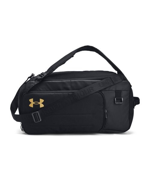 UNDER ARMOUR(アンダーアーマー)/UA CONTAIN DUO DUFFLE BACKPACK S/BLACK//METALLICGOLD