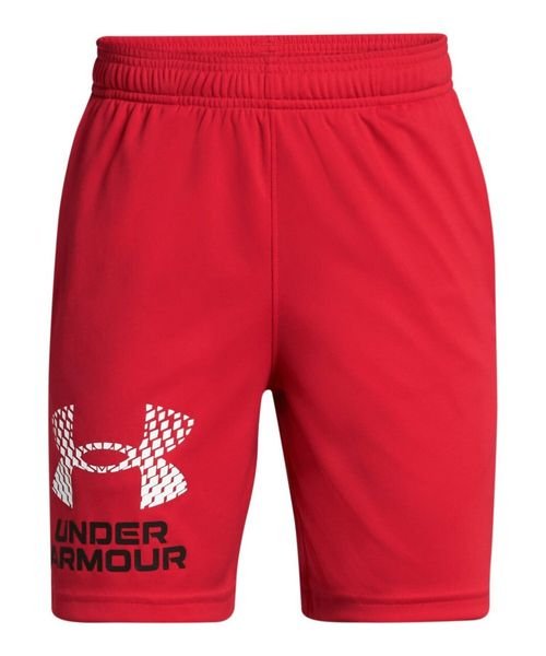UNDER ARMOUR(アンダーアーマー)/UA Tech Logo Shorts/RED//WHITE