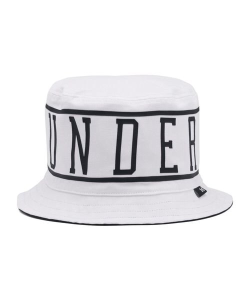 UNDER ARMOUR(アンダーアーマー)/UA REVERSIBLE TREND BUCKET HAT/BLACK/WHITE/WHITE