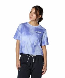 UNDER ARMOUR(アンダーアーマー)/UA LIVE CROP WASHED SHORT SLEEVE T－SHIRT/CELESTE//