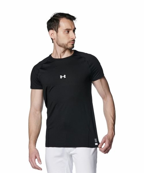UNDER ARMOUR(アンダーアーマー)/UA HG COMFORT FITTED SS CREW/BLACK//
