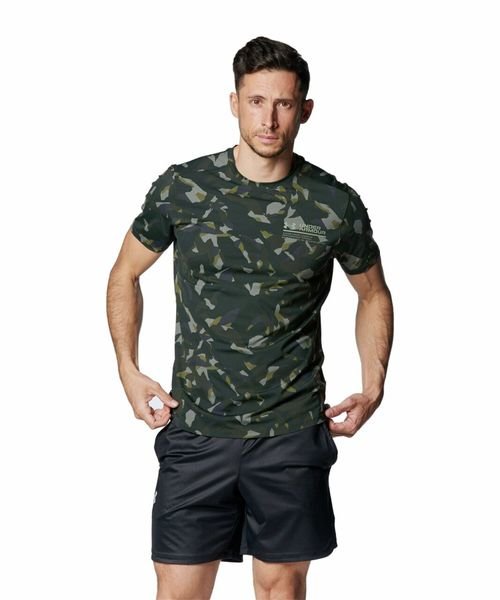 UNDER ARMOUR(アンダーアーマー)/UA Iso－chill SS PRINTED/BAROQUEGREEN//