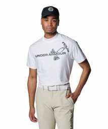 UNDER ARMOUR(アンダーアーマー)/UA Iso－chill SS Mock Shirt/WHITE/BLACK/MODGRAY