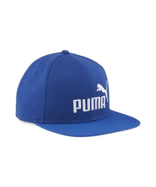 PUMA(PUMA)/エッセンシャル フラットブリムキャップ/コバルトカルゼ/シルバーミスト