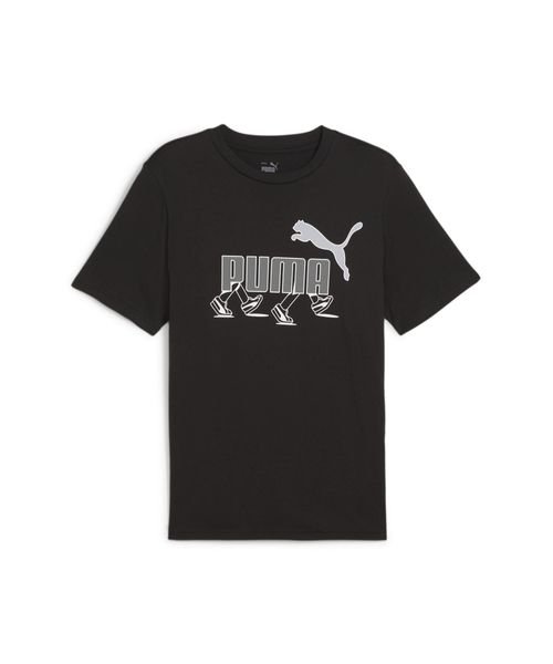PUMA(PUMA)/GRAPHICS スニーカー Tシャツ/プーマブラック