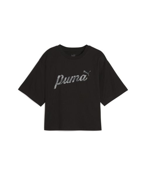 PUMA(PUMA)/ESS+ BLOSSOM グラフィック Tシャツ/プーマブラック
