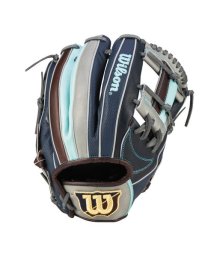 Wilson/イッパンヨウ　ワナビーヒーローデュアル　ナイヤシュ(RB W/H DUAL IN 87 US－H2 GR/SAX/DB/NS)/506110446