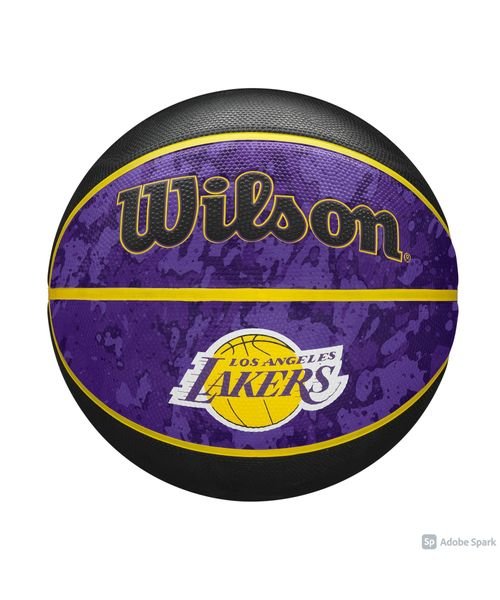 Wilson(ウィルソン)/NBA TEAM TIEDYE BSKT LA LAKERS/パープル