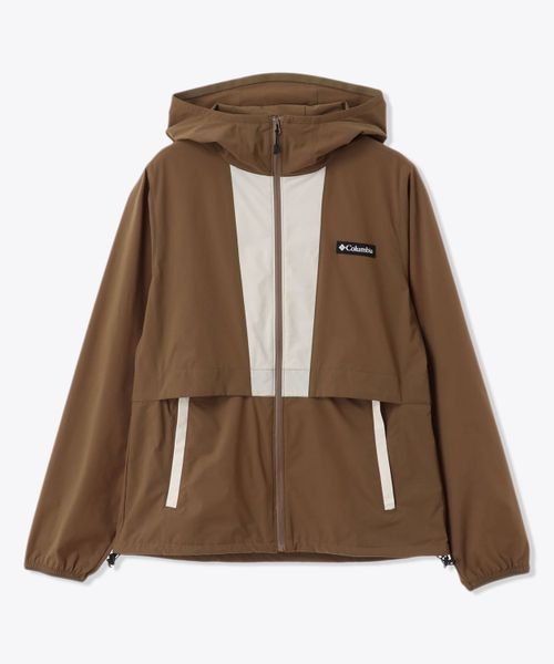 ウィメンズエンジョイマウンテンライフソフトシェルジャケット 撥水 機能 オムニシールド