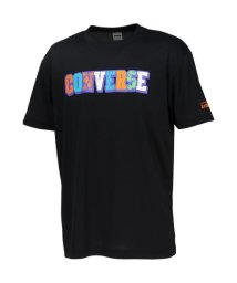 CONVERSE(CONVERSE)/4S＿プリントTシャツ(4S PRINT T－SHIRT)/ブラック/オレンジ