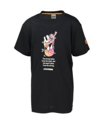 CONVERSE(CONVERSE)/4S＿JRプリントTシャツ(4S JR PRINT T－SHIRT)/ブラック/オレンジ