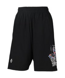 CONVERSE(CONVERSE)/4S＿JRプラクティスパンツ　ポケットツキ(4S JR PRACTICE PANTS WITH POCKET)/ブラック/ホワイト