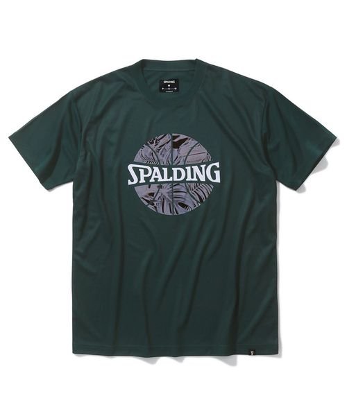 SPALDING(スポルディング)/Tシャツ ネオン トロピカル ボール プリント/スパイク