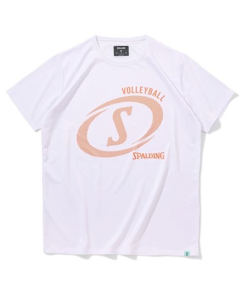 SPALDING(スポルディング)/バレーボールTシャツ ファスト S/ホワイト