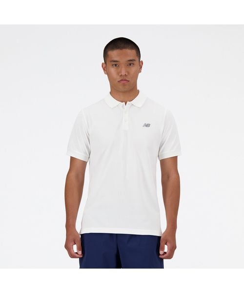 new balance(ニューバランス)/Sport Essentials ポロシャツ/WHITE