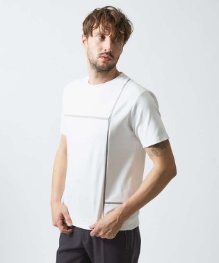 5351POURLESHOMMES/コンポジションライン 半袖Tシャツ/506112085
