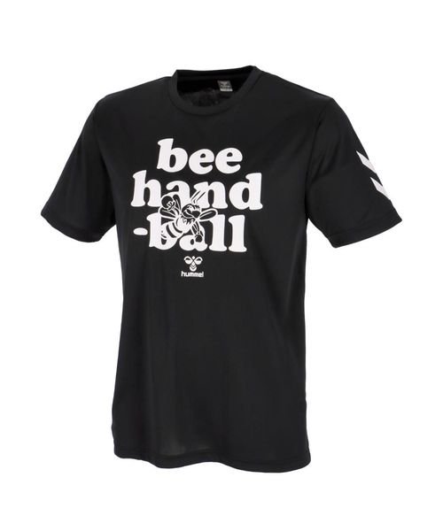 hummel(ヒュンメル)/HB BEE Tシャツ(HANDBALL T－SHIRT)/ブラック