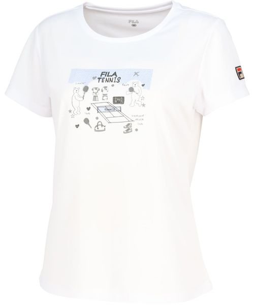 FILA(フィラ)/41＿グラフィックTシャツ(41_GRAPHIC T－SHIRT)/ホワイト