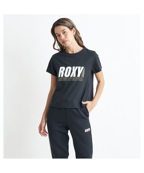 ROXY(ROXY)/MY WAY S/S TEE/BLK