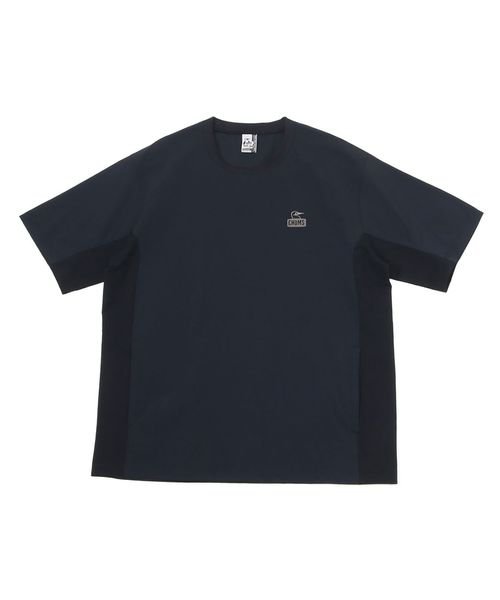 CHUMS(チャムス)/Airtrail Stretch CHUMS T－Shirt/BLACK