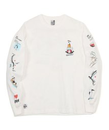 CHUMS(チャムス)/Oversized Utah Tours L/S T－Shirt/WHITE