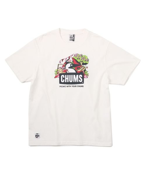 CHUMS(チャムス)/Picnic Booby T－Shirt/WHITE