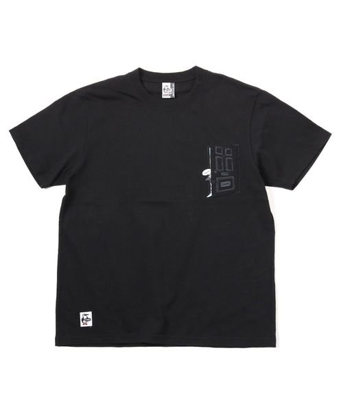 CHUMS(チャムス)/Go Outdoor Pocket T－Shirt/BLACK