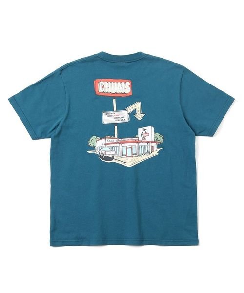 CHUMS(チャムス)/CHUMS Factory T－Shirt/TEAL