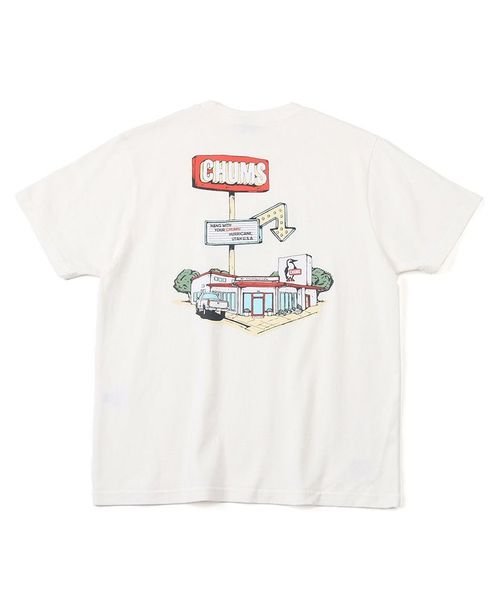 CHUMS(チャムス)/CHUMS Factory T－Shirt/WHITE