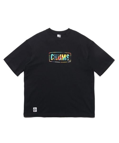 CHUMS(チャムス)/Oversized CHUMS IS FUN T－Shirt/BLACK