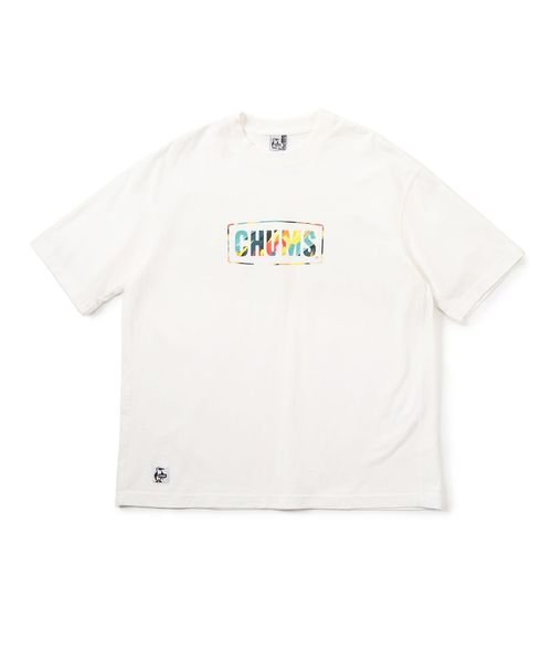 CHUMS(チャムス)/Oversized CHUMS IS FUN T－Shirt/WHITE