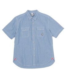 CHUMS(チャムス)/Beaver Yarn－Dyed Chambray S/S Shirt/LT.INDIGO