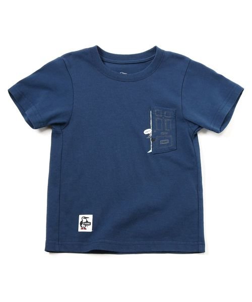 CHUMS(チャムス)/Kid's Go Outdoor Pocket T－Shirt/NAVY