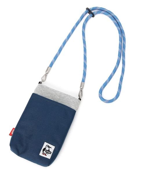 CHUMS(チャムス)/Rope Shoulder Pouch Sweat Nylon/H-GRAY/BASICNAVY