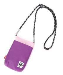 CHUMS(チャムス)/Rope Shoulder Pouch Sweat Nylon/PINK/GRAPE