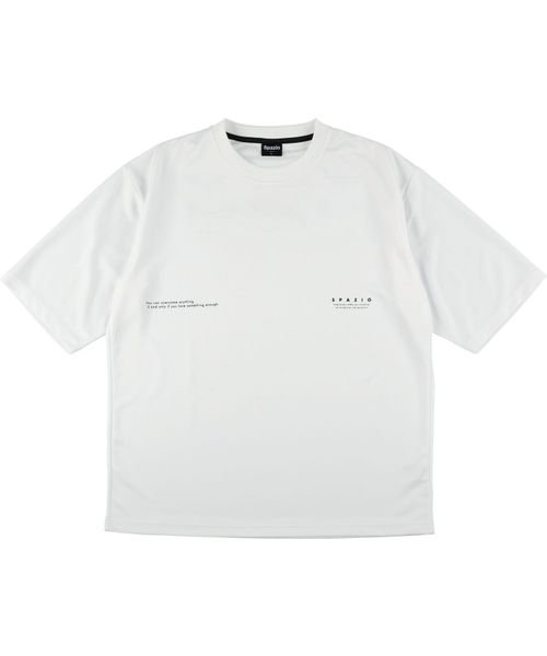 SPAZIO(スパッツィオ)/オーバーサイズプラシャツ(OVER SIZE PRACTICE SHIRT)/ホワイト
