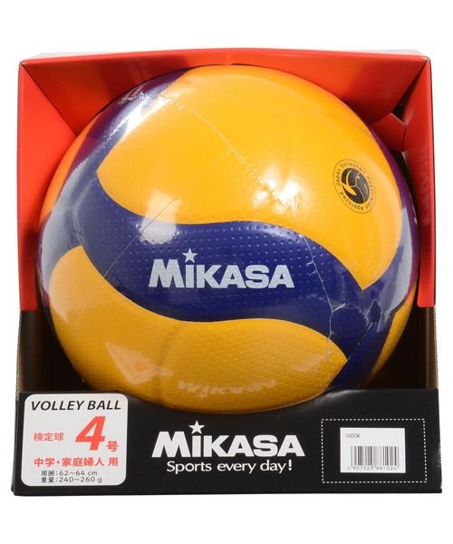MIKASA(ミカサ)/バレー4号 検定球 黄/青/.