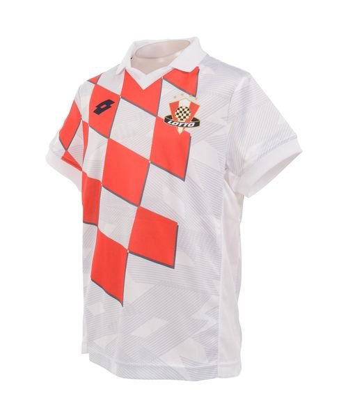 lotto(ロット)/ジュニア　LEGEND　ゲームシャツ　クロアチア/ホワイト