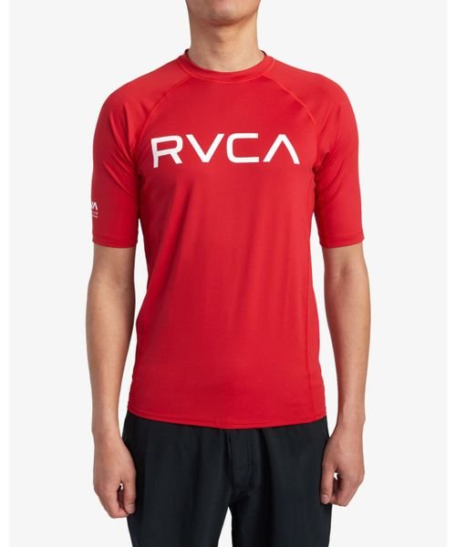 RVCA(ルーカ)/RVCA SS RASHGUARD/RED