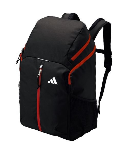 Adidas(アディダス)/ボール用デイパック 32L　黒色×赤色/ブラック
