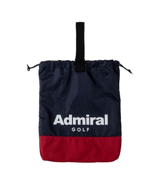 Admiral(アドミラル)/アドミラルゴルフ シューズケース 巾着/ネイビー